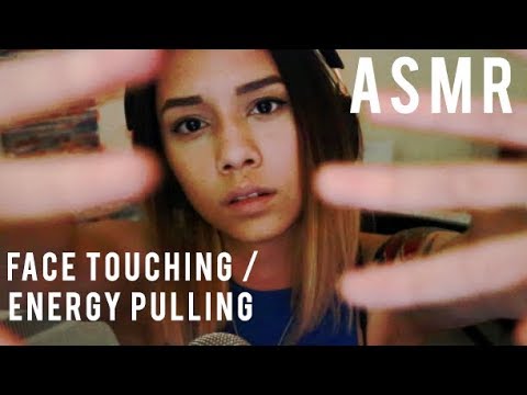 ASMR - Energy Pulling/ Camera Touching [Slow Whispers]