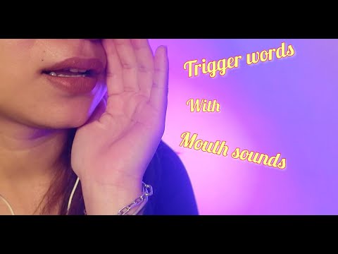 ASMR|trigger words and mouth sounds help for better sleep |Echo|