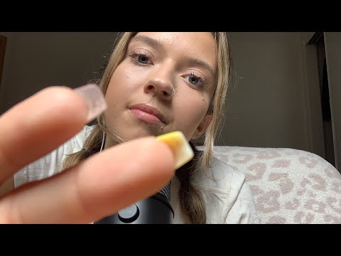 ASMR| TINGLY MOUTH TRIGGERS WITH TRIGGER WORDS AND WHISPERING RAMBLES