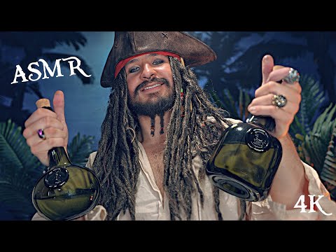 Marooned with Jack Sparrow and Rum Bottles | ASMR
