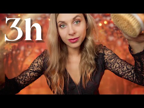 ASMR Cozy SLEEP Spa autumn experience, MASSAGE, Hair brushing, Personal Attention