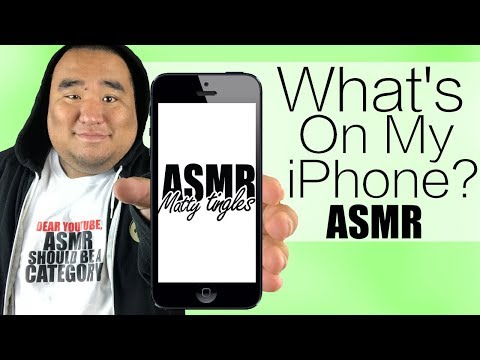 [ASMR] What's On My iPhone? | MattyTingles
