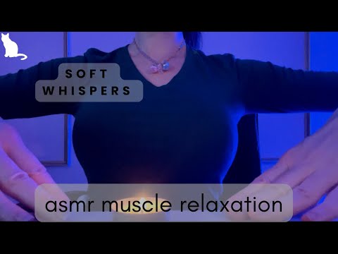 ASMR Muscle relaxation for sleep, whisper