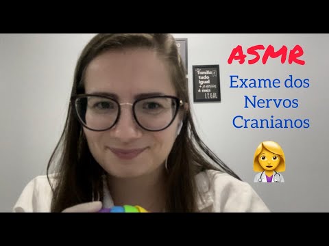 ASMR Caseiro - Exame dos Nervos Cranianos #asmr #asmrrelaxante