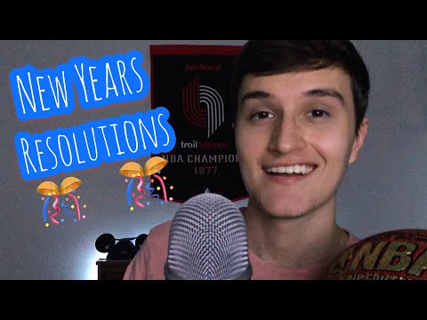 ASMR | My New Years Resolutions 🎉 (whispered ramble w/ layered sounds)