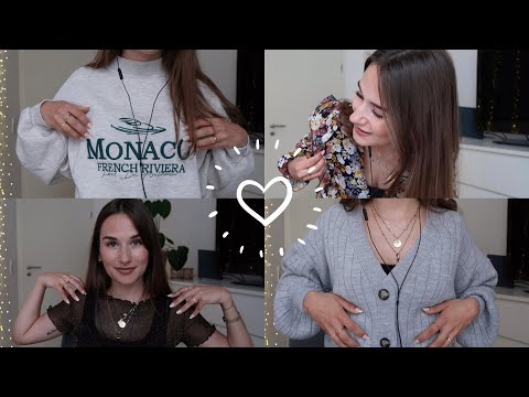 ASMR deutsch | Chiquelle Try On Haul 🍓Fabric Scratching Sounds Show And Tell German Whispering
