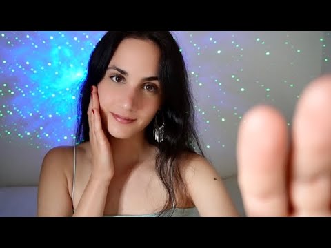 Mirrored touch for deep relaxation | ASMR (whispered)