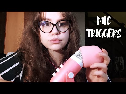ASMR | Fast and Aggressive Mic Triggers | Gripping, Rubbing, Swirling, Gloves, Scratching + RAMBLES
