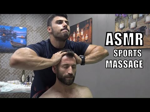 ASMR turkish barber massage = HARD MASSAGE = head,ear,face,back,sports,sleep massage=spor masajı