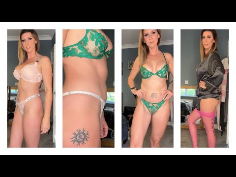 Victorias Secret Lingerie, Panties and Stockings Try On Haul Autumn 2023