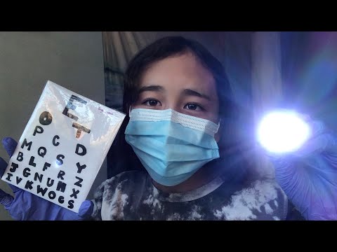 ASMR Giving You an Eye Exam in 1 Minute // 1 Minute Role Play