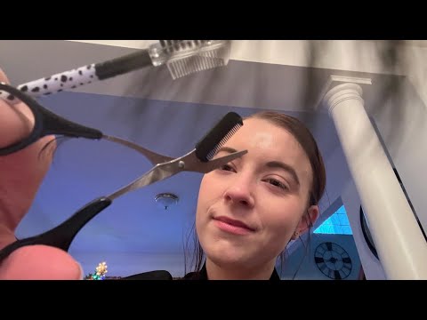 ASMR Xmas Role Play Pt 5: Applying Lashes, Dermaplaning Your Face & Tinting Your Brows (real sounds)