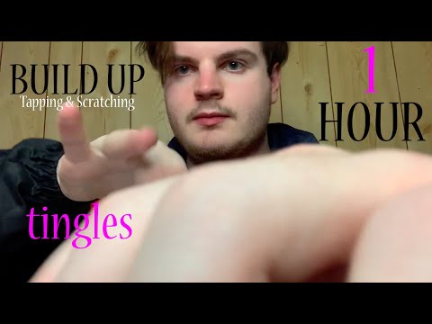 1 Hour Build Up Fast and Aggressive ASMR No Talking (Tapping & Scratching)