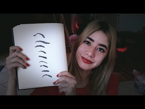 [ASMR] French Devil Does Your Eyebrows (Styling, Shaping & Tweezing) ~