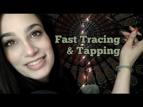 ASMR Fast Paced Tracing & Tapping