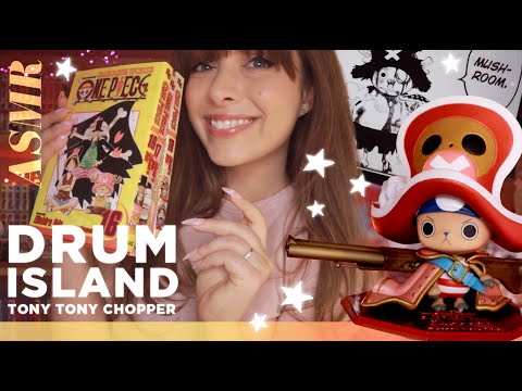 ASMR 🏴‍☠️ One Piece Manga Book Club! 🦌🌸 vol.16-18 ☆  Whispered Review, Tapping & Page Flipping