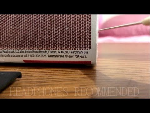 ASMR 100 % Guarantee TINGLES - matches plastic box wrapper