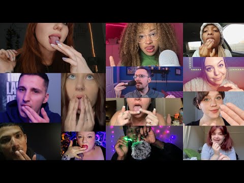 ASMR | The ULTIMATE Spit Painting Collab (unique & tingly) ✨🖤