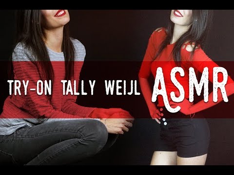 ASMR ita - 👚Try-On HAUL (Tally Weijl) 👚 [Whispering, Fabric Sounds]