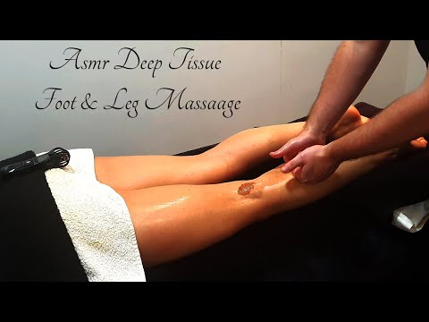 [ASMR]Deep Tissue Foot and Leg Massage - To Ease Your Pain
