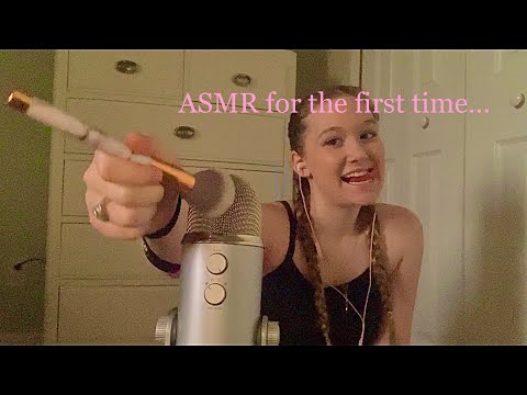 My friend tries ASMR for the first time…….