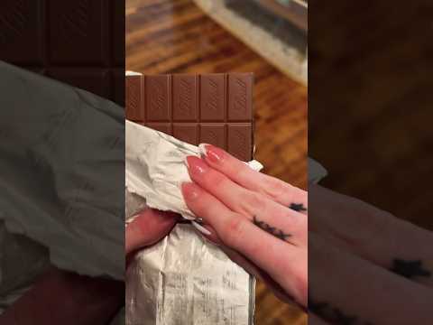 Satisfying chocolate 🍫  #asmr #shorts