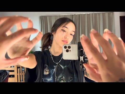 [asmr] short & chill mirror tapping and visuals