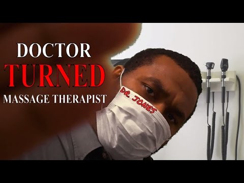 ASMR "Doctor TURNED Massage Therapist" Role Play with DR JONES | ASMR Face Massage with Bare Hands