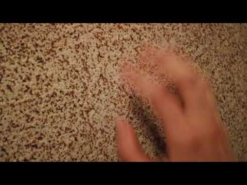 ASMR SAND WALL SCRATCHING and TRACING