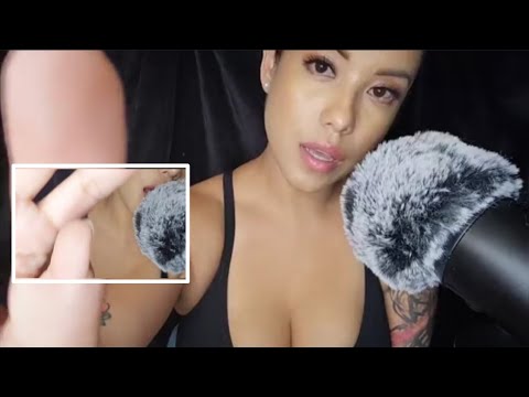 ASMR| Close Mic Whispers Hand Movements Repeating "Everything Is Going To Be Ok" 😇