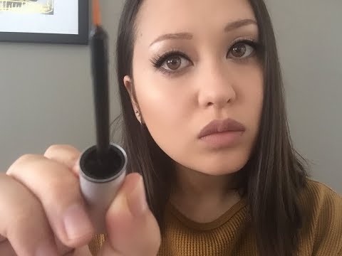 ASMR Perfecting your eyeliner // measuring // Up-close // Eye concentration