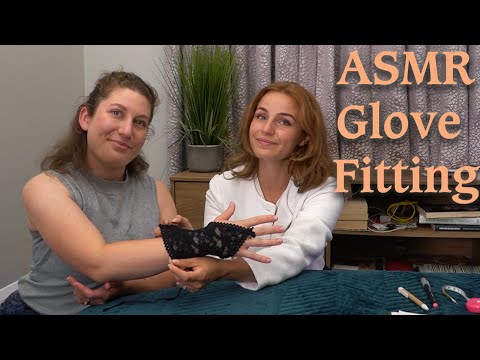 ASMR the BEST Glove Fitting with @Chili b ASMR | hand measuring, real glove fit | Intentional ASMR