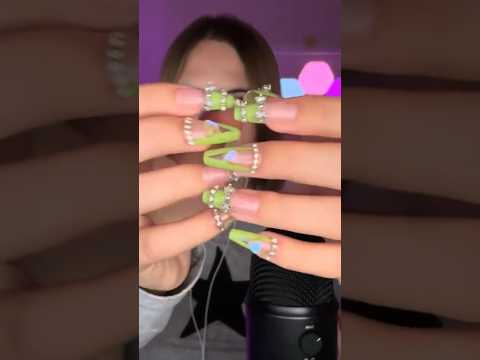 Tingly nail tapping ✨💕 #nails #tingles #relaxing #nailtapping #asmr