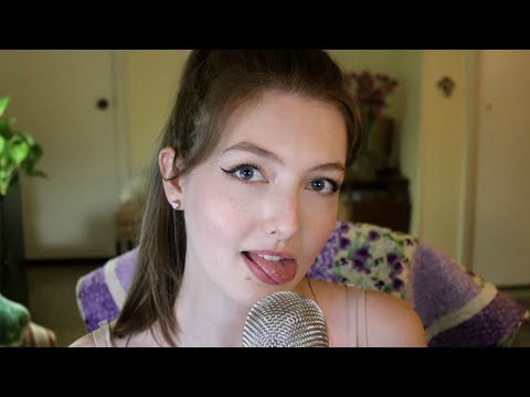 ASMR Tongue Flutters, Mouth Sounds & Breathing on Yeti