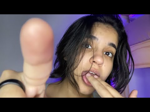 SPIT PAINTING YOUR FACE | ASMR FAST💦 (personal attention)