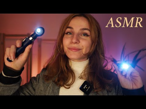 ASMR Doctor EYE and Cranial Nerve Exam in the MOST Beautiful Language | light, gloves, soft-spoken