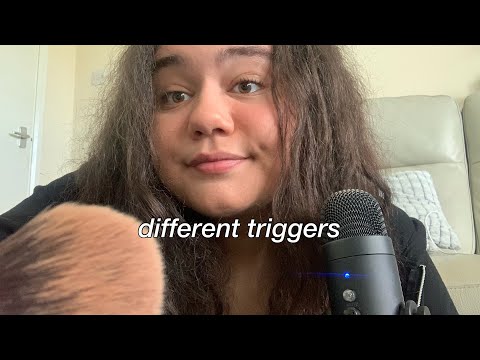asmr different triggers in 20 seconds!!!