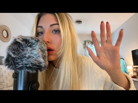 ASMR Mouth Sounds & Hand Movements🤫☮️