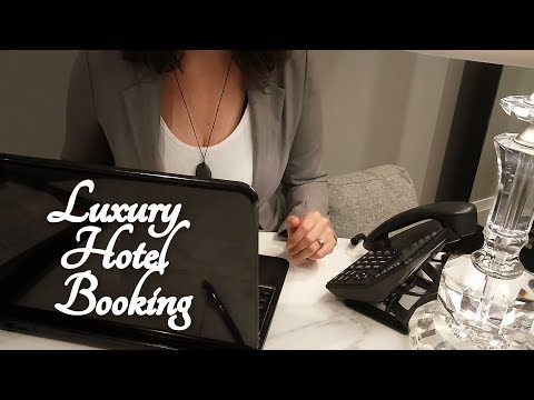ASMR Luxury Hotel Booking Role Play (Five Star Hotel, Adelaide Mayfair Hotel)