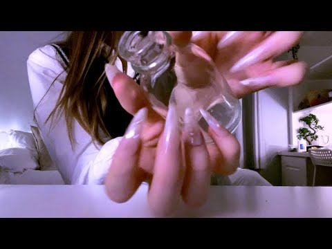 FAST aggressive ASMR w/ long nails!✨ (tapping, scratching and more)