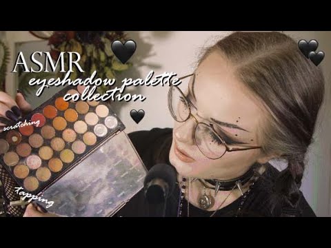 ASMR Tapping On Eyeshadow Palettes ✨