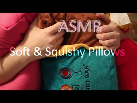 ASMR - Squishy & Soft Candy Pillows - Scratching, Mushing, etc.