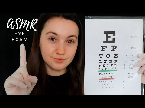 ASMR | Eye Test & Examination Roleplay (Soft Spoken)