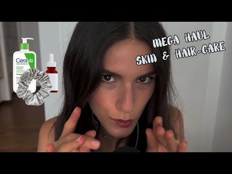 ASMR MEGA HAUL SkinCare & HairCare ​⁠Temu & Amazon ⭐️ UNBOXING sounds