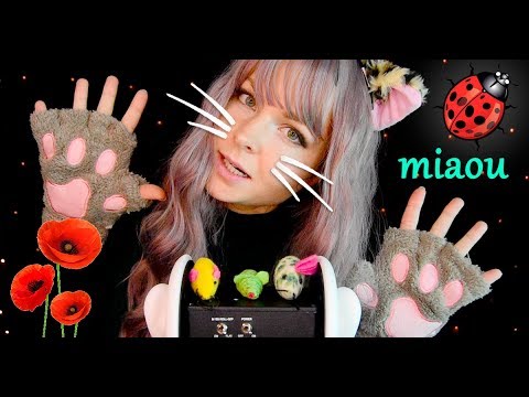 ASMR FRANÇAIS 🌙⭐ TON CHATON T’ENDORT AVEC LES MOTS DÉCLENCHEURS ET . . .⭐ CHUCHOTEMENTS POUR DORMIR