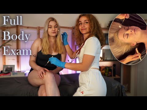 ASMR the BEST Full Body Sensory Exam | 'Unintentional' Real Person  | Sharp or Dull