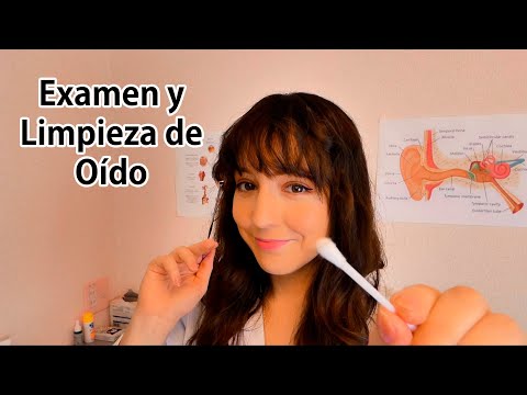 ⭐ASMR Examen y Limpieza de Oídos en Español (Soft Spoken, Sub. English)