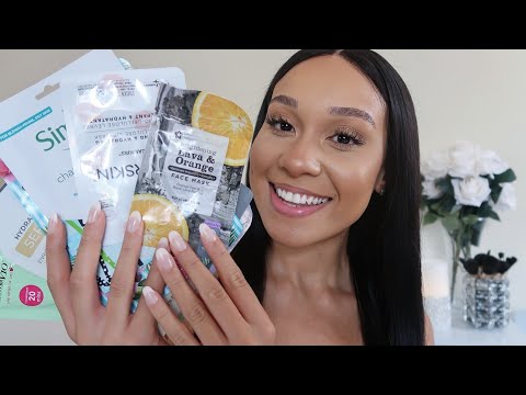 ASMR Face Mask Collection🧖🏽‍♀️ Relaxing Soft Whispers & Chit Chat