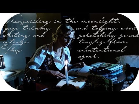 Unintentional ASMR For SLEEP ➤ MURKY Study Room ➤ Writing, Whispers, Page Turning | 1Hour No Talking