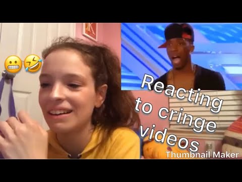 Reacting to cringe videos!!!
